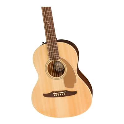 Fender Sonoran Mini Natural Acoustic Guitar with Bag, Strap, Cable, Stand, Tuner, Strings, Focus On Guitar, Guitar Picks and Prepaid Card Bundle image 12