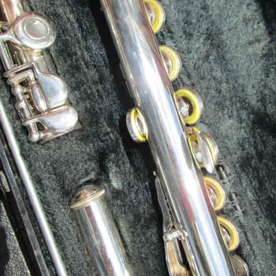 Yamaha YFL-225SII Standard Flute 2000s - Silver-Plated image 5