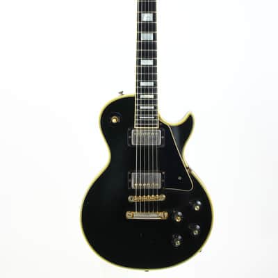 1973 Gibson Les Paul Custom BLACK BEAUTY Vintage Electric Guitar Original PAT # Pickups image 4