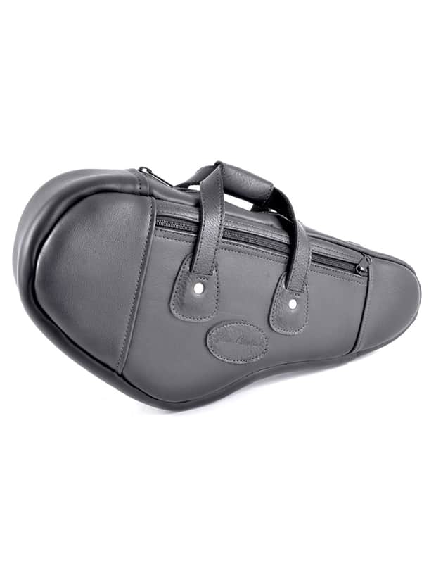 Sax Gig Bag - Curved Soprano Saxophone (permanent neck) - Leather - Glenn Cronkhite image 1