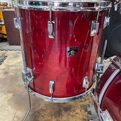 Tama Vintage 80’s Superstar 22-12-13-16 Drum Set Cherry image 3