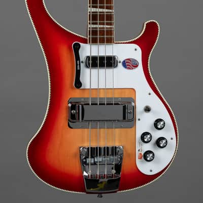 2014 Rickenbacker LTD 4003 FG CB Checkerboard Binding Fireglo Japan Exclusive Run (USA, Fireglo, OHSC) image 4