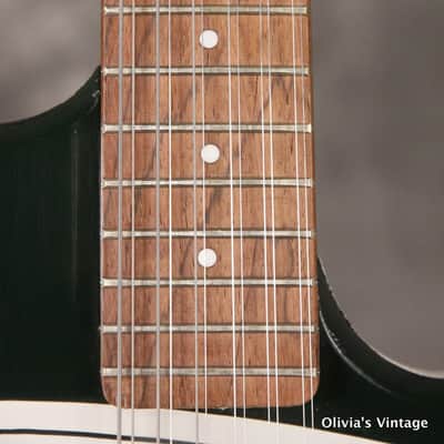 original 1967 Danelectro SLIMLINE DANE B3N 12-string DARK GREEN!!! image 4