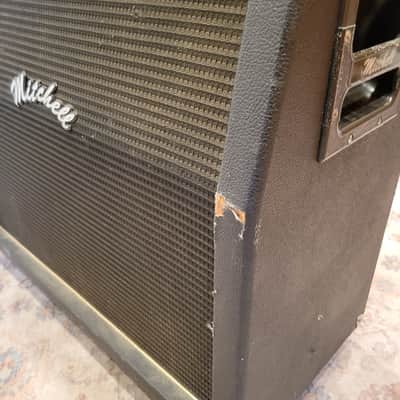 Mitchell 4x12 Cab 1977-1978 with 8 ohm G12M 25w 55 HZ Black Back Celestions - Black image 9