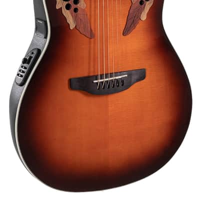 Ovation CE48 Celebrity Series Elite Super Shallow Acoustic-Electric Guitar Sunburst image 1