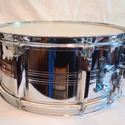 YAMAHA STEEL SNARE DRUM-CHROME-FREE SHIP TO C-USA! image 6