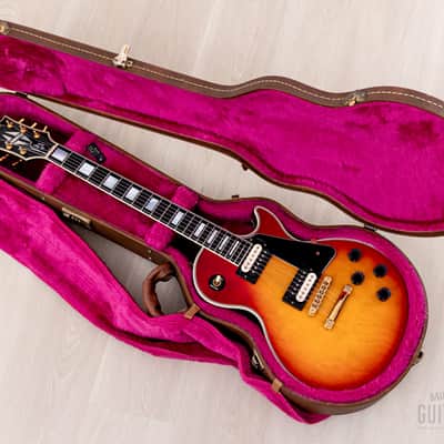 1990 Gibson Les Paul Custom Heritage Cherry Sunburst, Near-Mint w/ Zebra '57 Classic PAFs, Case image 21