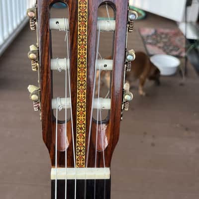 Hoshino (Ibanez) Hy-Lo 740N Classical Guitar  - Japan - 1960s - Spruce/Flame maple W/OHSC image 7