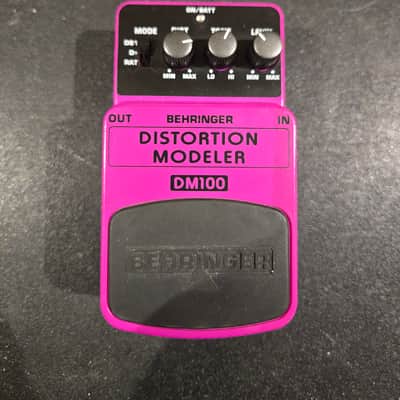 Behringer DM100 Distortion Modeler 2010s - Pink image 1