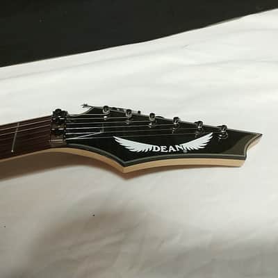 DEAN Custom 350 F Floyd electric GUITAR new Trans Black w/ HARD CASE- C350F - Tremolo image 5