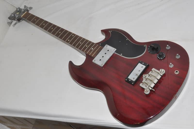 Orville EB-3 Bass Red Electric Guitar Ref. No 7090 image 1