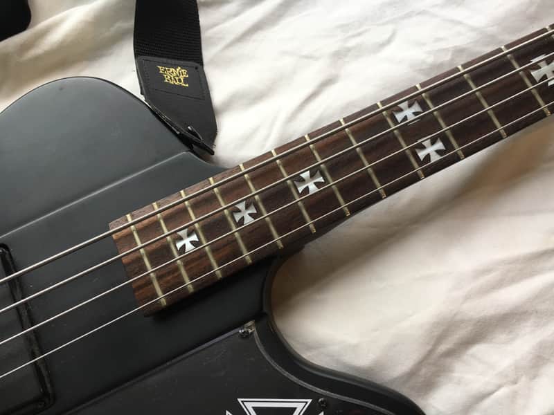 Epiphone Nikki Sixx Blackbird Electric Bass Guitar Motley Crue