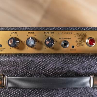 Magnatone Lil' Viper 8W Tube 1x8" Combo Amp – Slash Purple Python image 3
