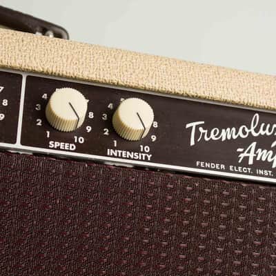 Immagine Fender Tremolux 6G9-A Piggyback Tube Amplifier (1962), ser. #00854. - 23