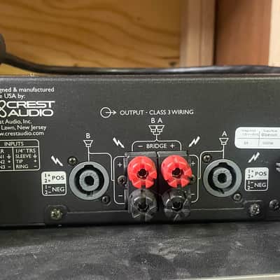 Crest Audio Pro 7200 3300-Watt Power Amplifier 2000s - Black image 6