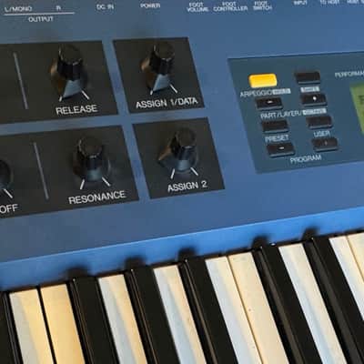 Yamaha CS1x Control Synthesizer 1996 - Blue image 6