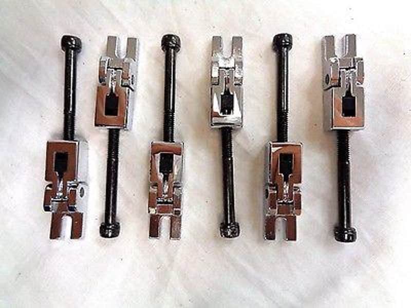 Tremolo Bridge Saddles Chrome image 1