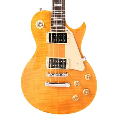 Sawtooth Heritage Series Flame Maple Top Electric Guitar, Tuscan Flame image 2