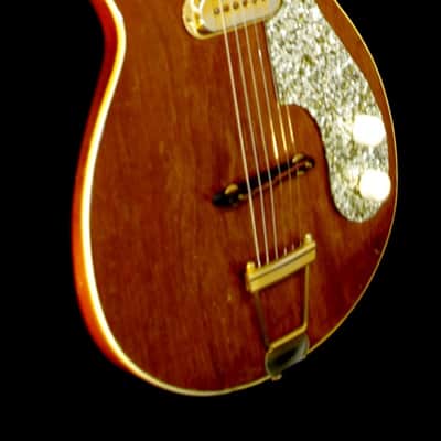 Premier Multi-Vox E275 1958 Natural Mahogany. THE SCROLL GUITAR. Incredible & Rare. Collectible.. image 11