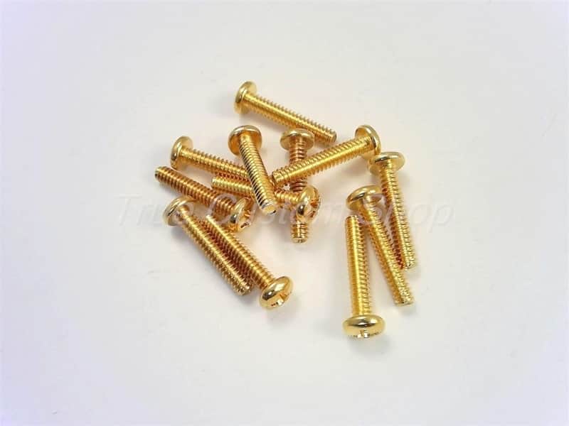 True Custom Shop® Single Coil Pickup Mounting Screws USA Size for Fender Stratocaster and  Tele image 1
