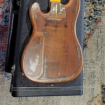 2012 James Trussart - Custom Rusty SteelCaster Bass - Metal Body! image 6