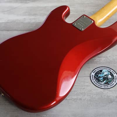 1980 Aria Pro II Japan Precision Bass (Metallic Red) image 8