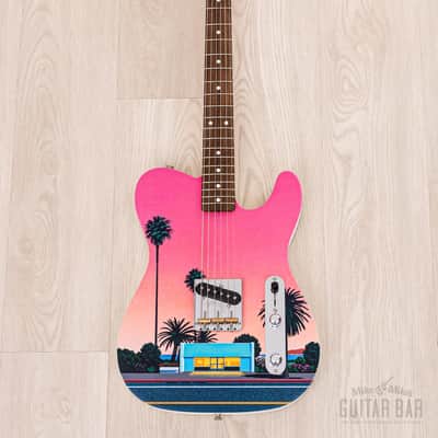 2022 Fender Japan Art Canvas Esquire Hiroshi Nagai No 2, Mint w/ Case & Hangtags, 1 of 30 image 2