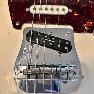 Dandee Possum "Texas Master" Guitar - Circa 2015, Road Worn Olympic White image 4