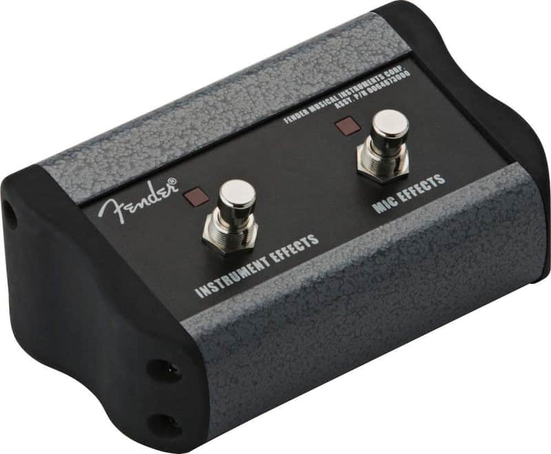 Fender 006-4673 Acoustasonic Ultralight 2-Button Footswitch with 1/4" Jack image 1