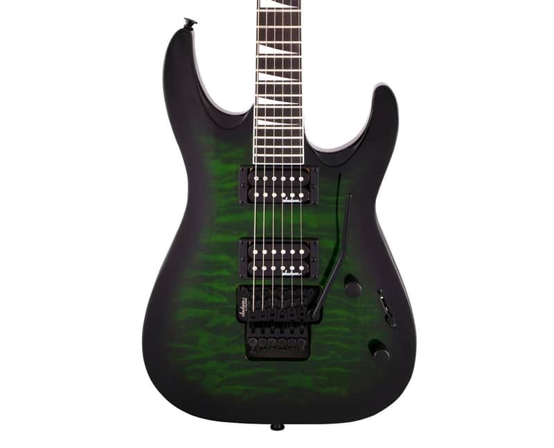 Used Jackson JS32Q JS Series Dinky Arch Top DKA - Trans Green Burst image 1