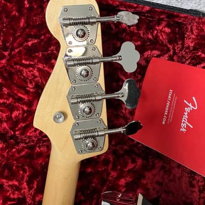 2017 Fender American Original 60s Precision Bass Lake Placid Blue Case Queen image 10