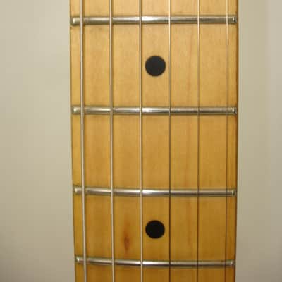 2005 Squier '51 Electric Guitar, Maple Fingerboard, Black Pickguard, Sunburst image 6