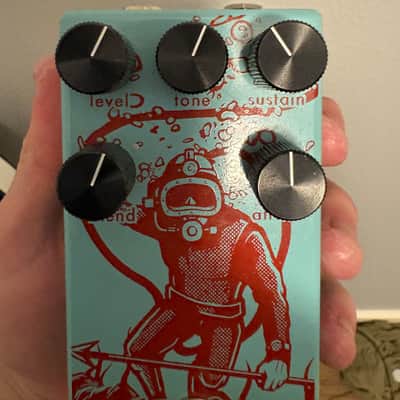 Walrus Audio Deep Six Compressor V3 2018 - 2021 - Blue / Red Diver image 6
