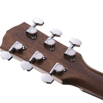 Fender CD-60S Solid Top Dreadnought Acoustic Guitar - All Mahogany Bundle with Hard Case, Tuner, Strap, Strings, Picks, and Austin Bazaar Instructional DVD image 8