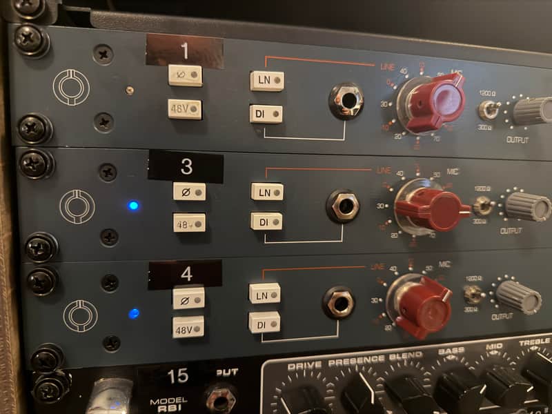 BAE 1073MP Single Channel with PSU 2010s Blue image 1