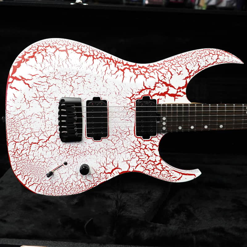 Schecter USA Custom Shop Sunset Extreme-6 Blood Crackle 6-String Electric Guitar w/ Case (2025) image 1