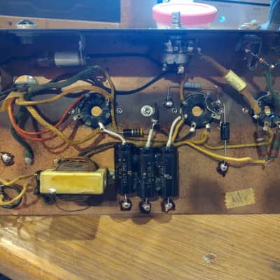 1955 Fender Champ 5D1 Tweed Wide Panel image 5