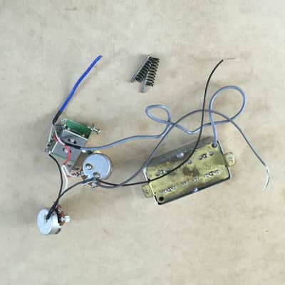 Custom Chrome Cover Humbucker Wiring  Harness Pickup + 2 Original Pots + Switch image 8