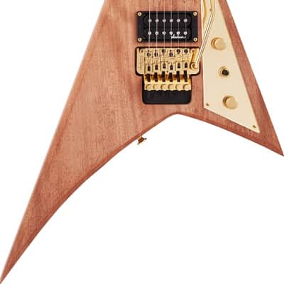 Jackson JS Series Rhoads MAH JS32 Electric Guitar. Amaranth Fingerboard, Natural image 1