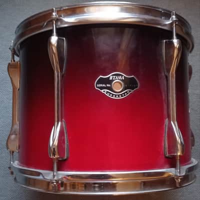 Tama Superstar Custom 12" Tom CSF 2006-2008 - Custom Scarlet Fade image 3