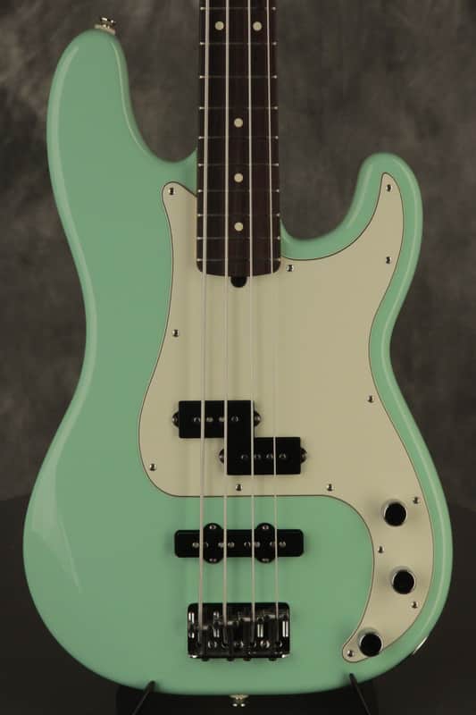 RARE 2000 Fender FDP Limited Edition Hot Rodded Precision Bass SURF GREEN 9/12 image 1