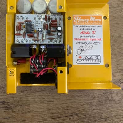 Aleks K Honey Moon Sweet Overdrive Dual Overdrive boost distortion filter 2015 image 4