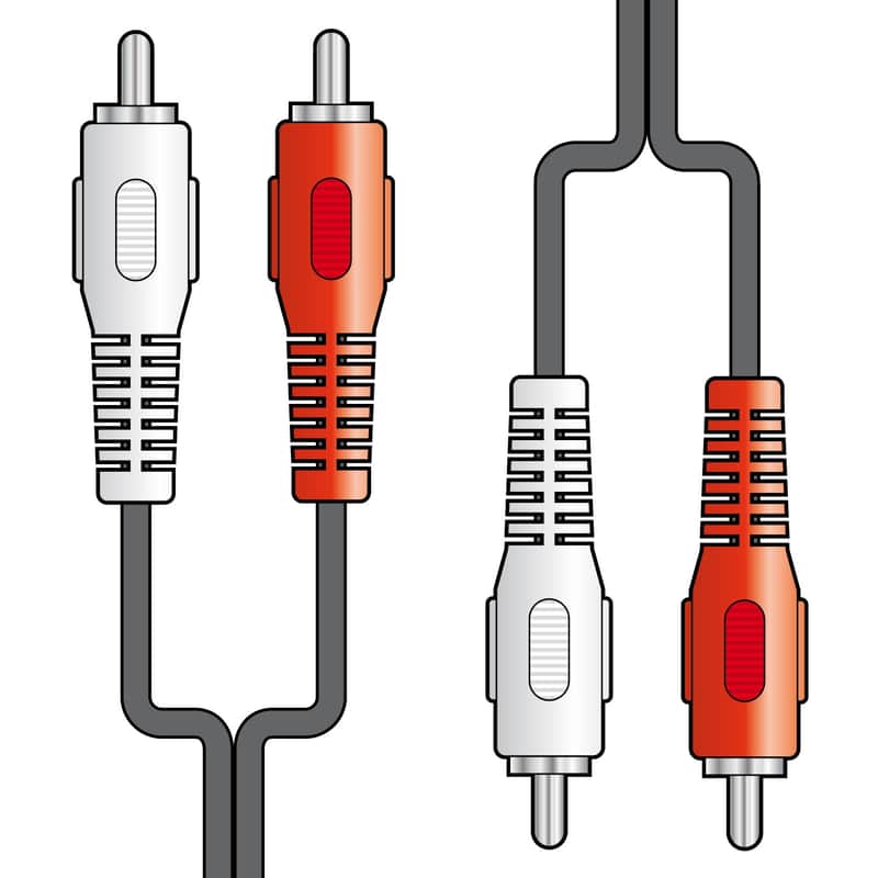 Avlink 2 x RCA plugs to 2 x RCA plugs lead 3.0m image 1
