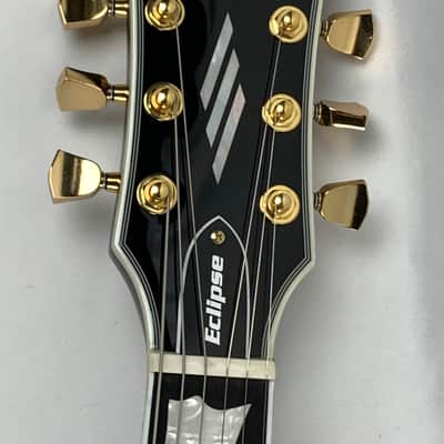 ESP E-II ECLIPSE FT ET Full thickness Evertune Black Gold Fishman Stainless steel + Case - B-Stock image 13