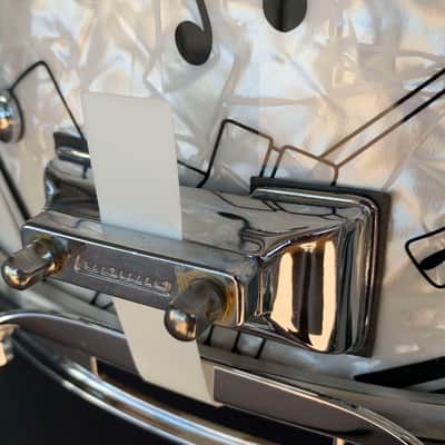 1999 Ludwig 90th Anniversary Classic Maple 6.5x14 Snare Drum in Top Hat & Cane w/ Case image 9
