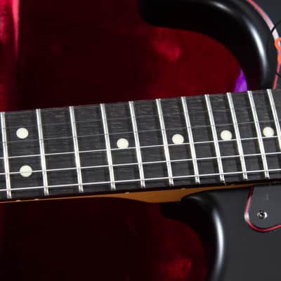 2025 Fender MIJ Japan Limited Hybrid II Noir Stratocaster Black Tweed HSC image 5