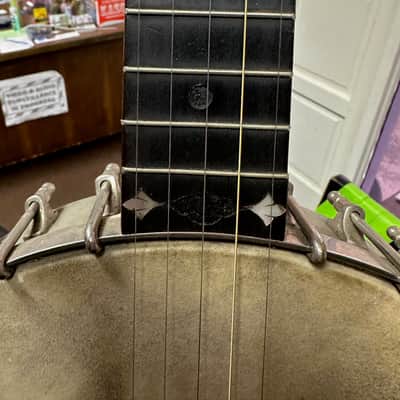 Used A.C. Fairbanks Co. Makers Boston, MASS. 5 String Banjo Late 1890s?? Open Back AS IS image 6