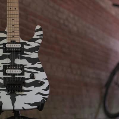 Charvel Satchel Signature Pro-Mod DK22 HH FR M - Satin White Bengal image 6
