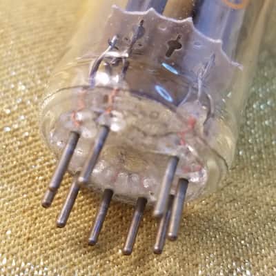 RCA 12BH7A tNOS AT1000 TESTED Balanced! PI Vacuum Tube grey plate 12BH7 dual triode 1962-1968 image 10