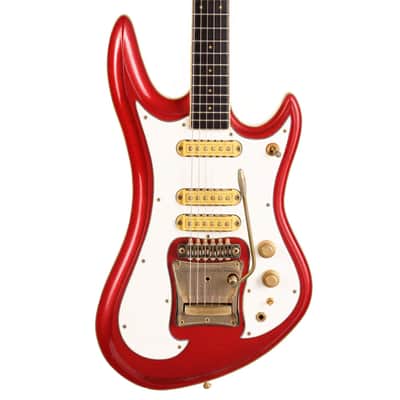 1982 Guyatone Sharp 5 LG-1200 Metallic Red image 2